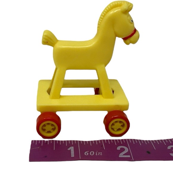 Muppet Babies McDonald's Happy Meal 1986 Rocking Horse‎ Toy ONLY made for Fozzy - Picture 5 of 6